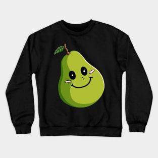 Kawaii Pear Cute Anime Fruit Tree Crewneck Sweatshirt
